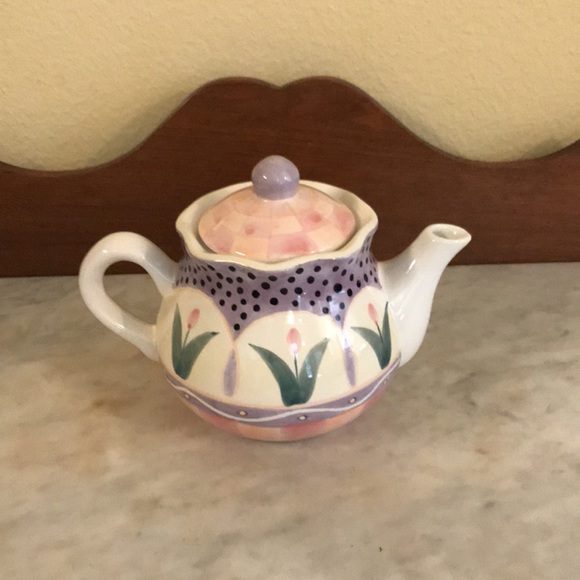 Vintage-Hand Painted Ceramic Teapot-Ashley Collection-Tulip’s 🌷 - Picture 3 of 9
